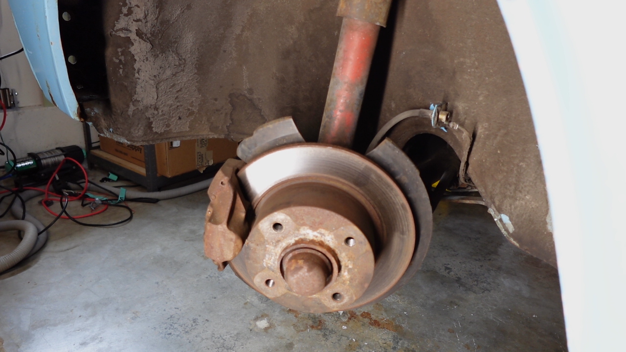 1973 Porsche Project 914 Remove Front Suspension 11-21
