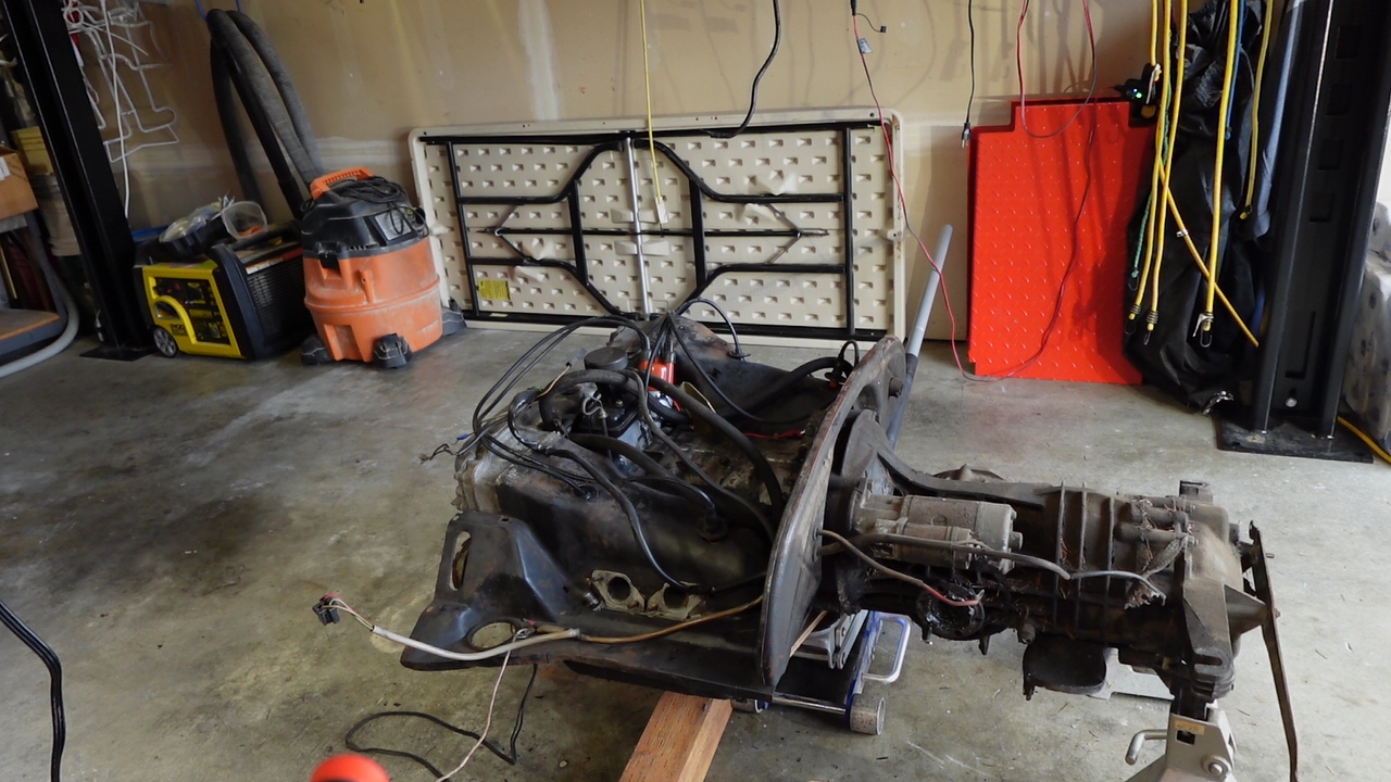 1973 Porsche Project 914 Remove Engine-Trans 11-8