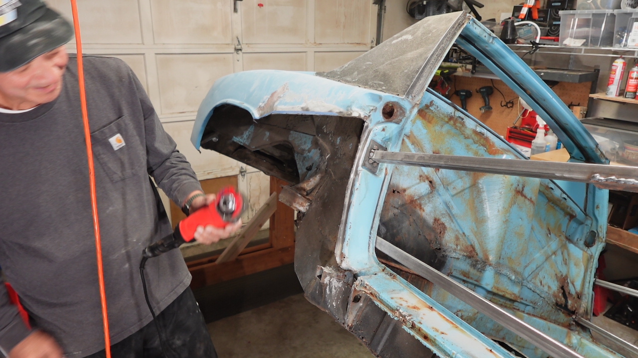 1973 Porsche Project 914 1/4 Panel Cut Out 11-40